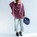 autumn warm burgundy vintage cotton short coats plus size batwing sleeve jackets